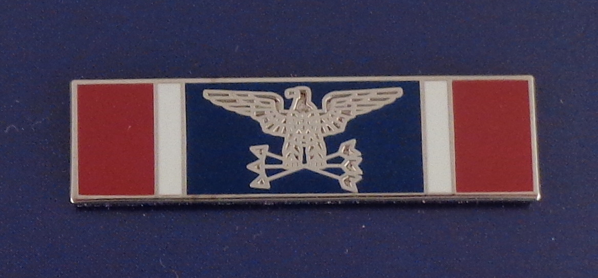MILITARY SERVICE SILVER Uniform Commendation/Award Bar
